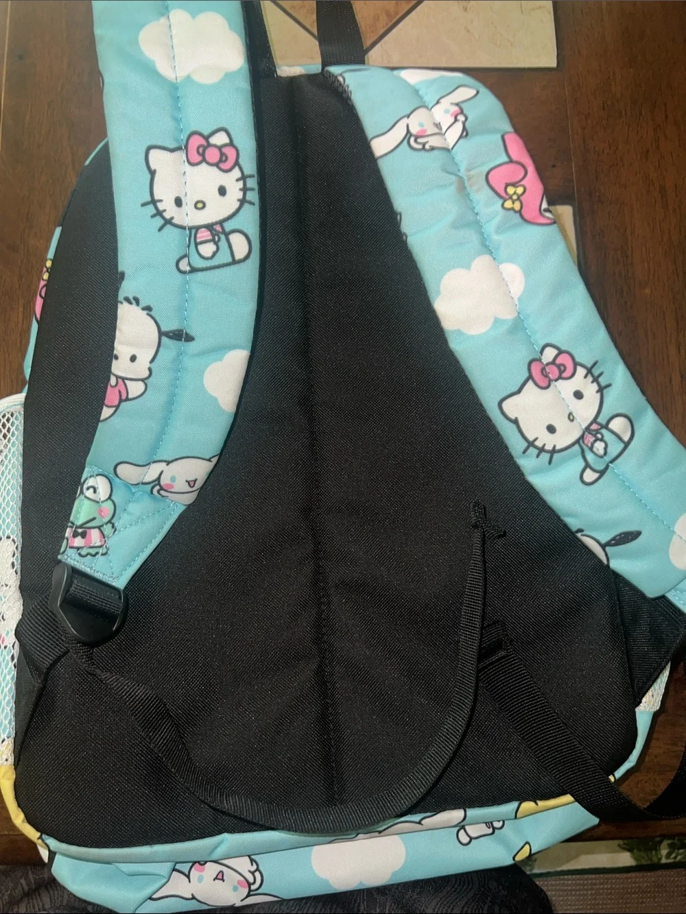 Hello Kitty Light Blue Kids Backpack with Multicolor Characters